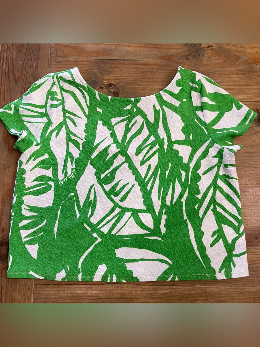 Lilly Pulitzer for Target Leaf Print Crop Top